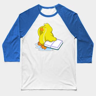 Duck with Book Baseball T-Shirt